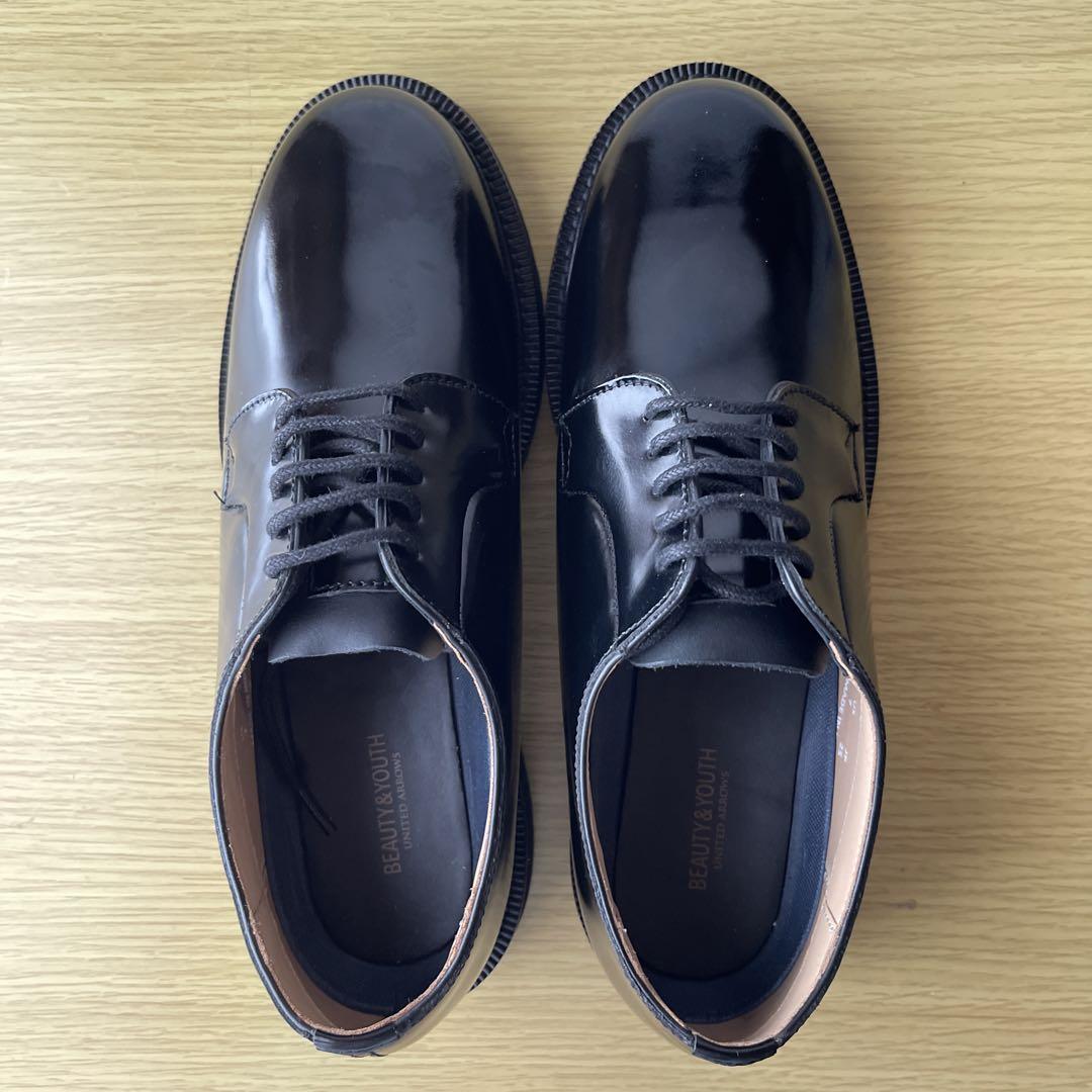 【BEAUTY&YOUTH 】all time shoesダービーレザーシューズ beauty&youth all time shoesダービーシューズ 防水撥水