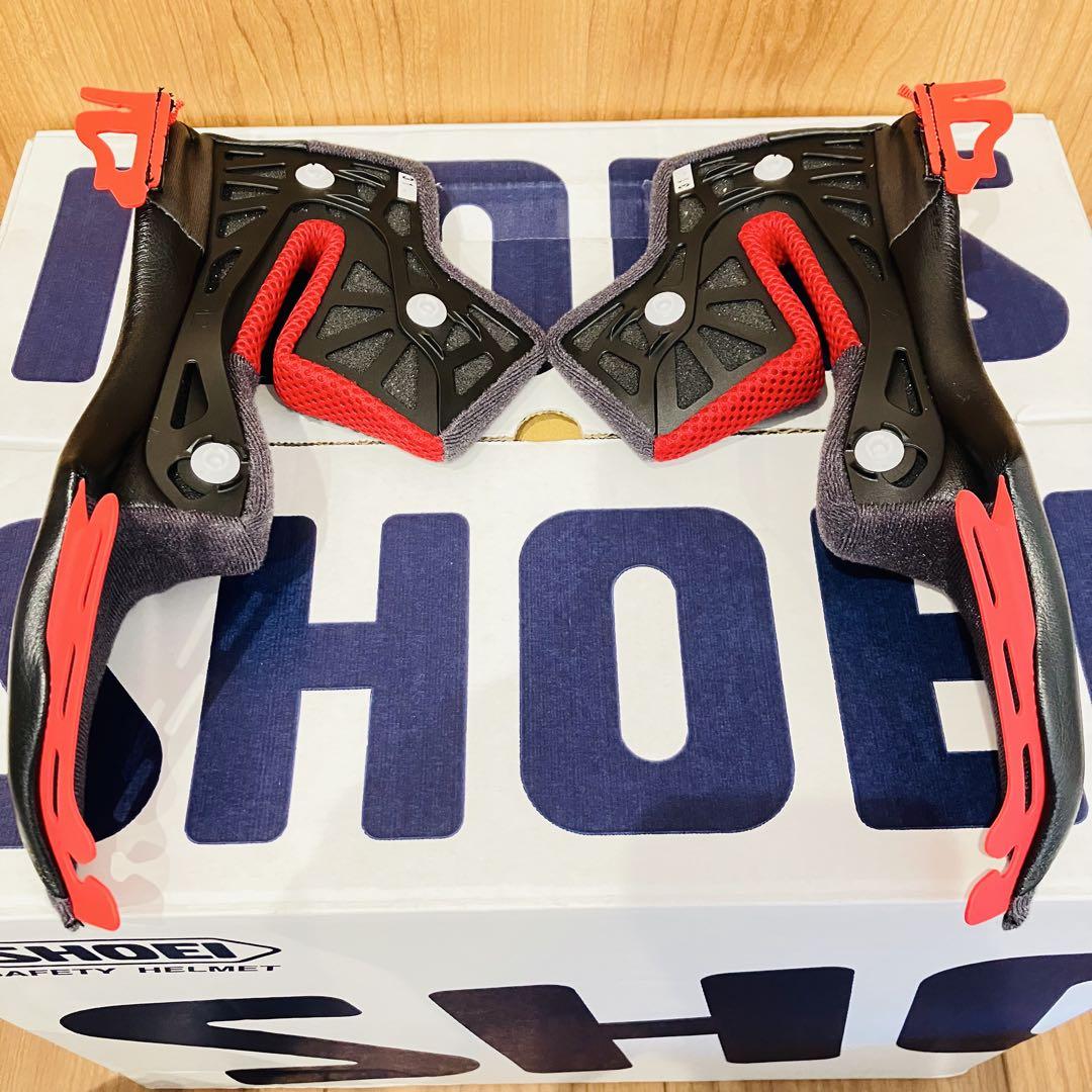 優れた品質 Z-8 ほぼ未使用品】SHOEI 薄手チークパッド31 圧迫軽減 純正品 セキュリティ・セーフティ