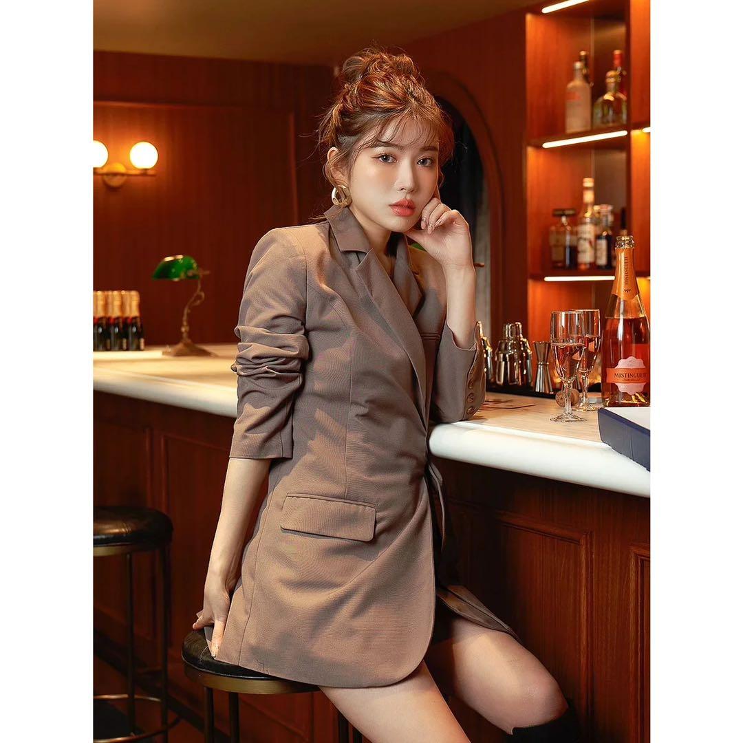 Darichダーリッチジャケットライクコンビネゾン モカ ¥15 389