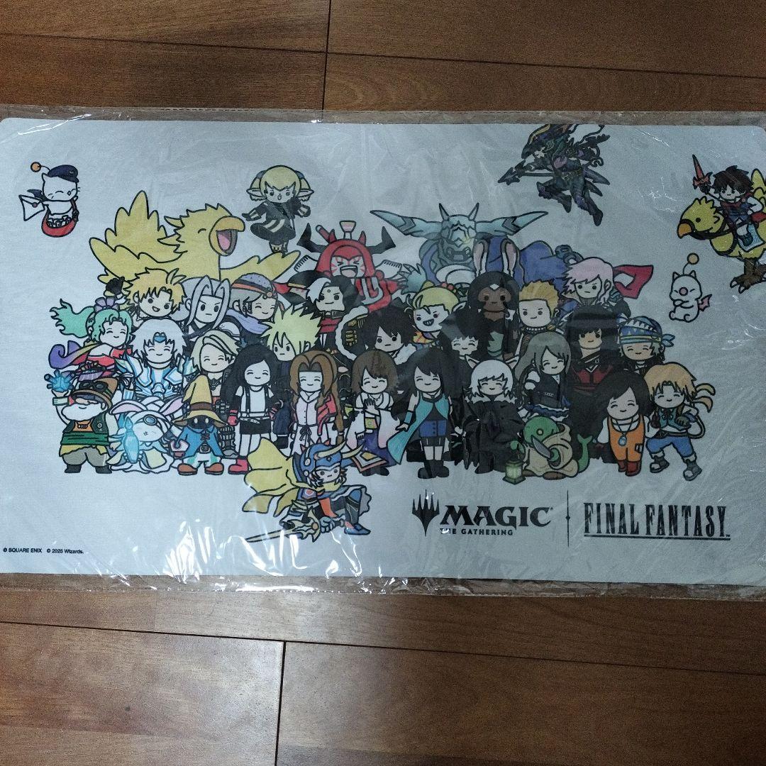 mtg 非売品 ff コラボ 限定 ちびキャラプレイマット f MTG FF ちびキャラ プレイマット