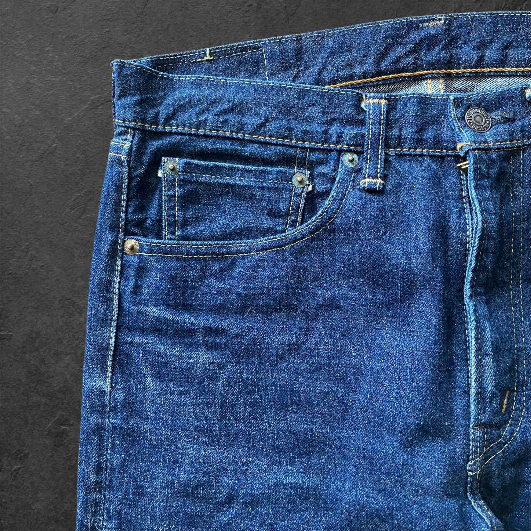 オアスロウ orslow 107デニム ストレート ジーンズ インディゴ 日本製