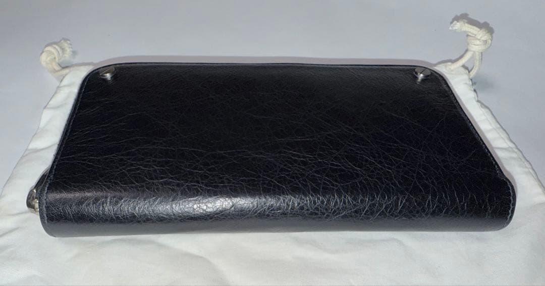 美品★BALENCIAGA バレンシアガ ラウンドファスナー 長財布 ブラック 美品★BALENCIAGA バレンシアガ ラウンドファスナー 長財布 ブラック