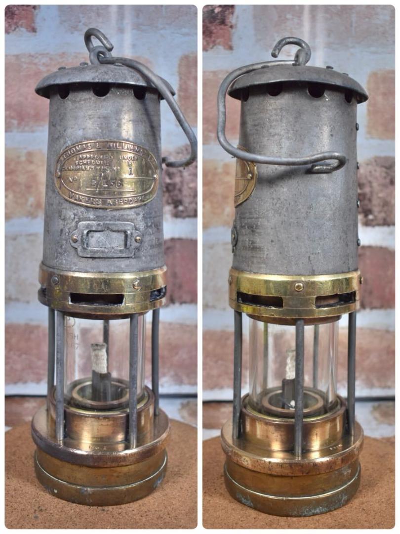 実働品　激レア　旧型プレート　E Thomas & Williams ランタン ☆超激レア 1952年刻印 E.Thomas & Williams No.1