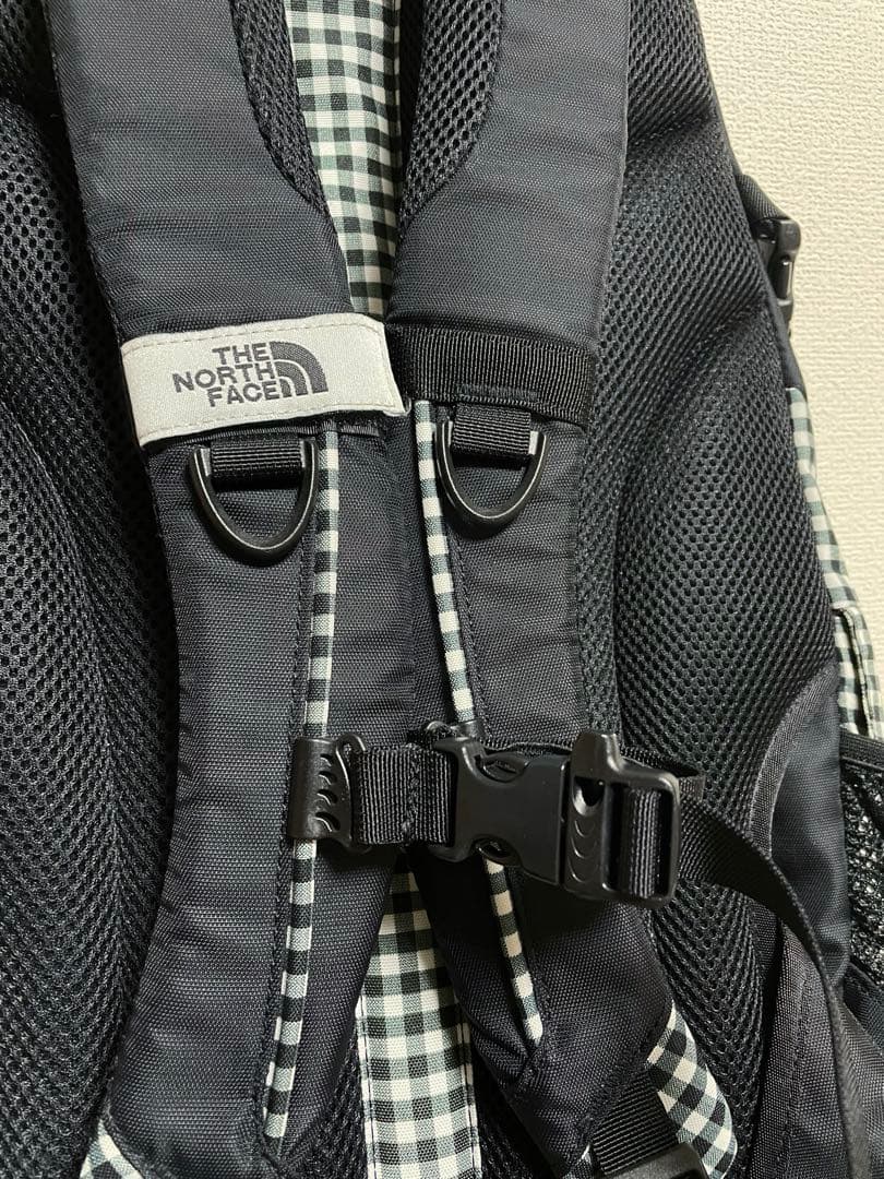 ノースフェイス テルス25 リュック ギンガムチェック 黒 旧モデル ノースフェイス テルス25 リュック ギンガムチェック 黒 旧モデル