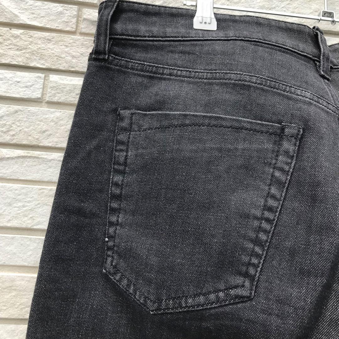 YCHAI　イカイ　デニムパンツ　34　ウォッシュブラック