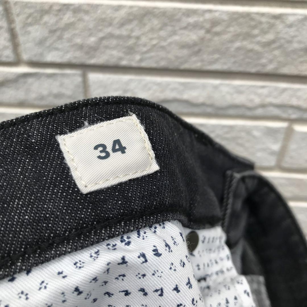 YCHAI　イカイ　デニムパンツ　34　ウォッシュブラック