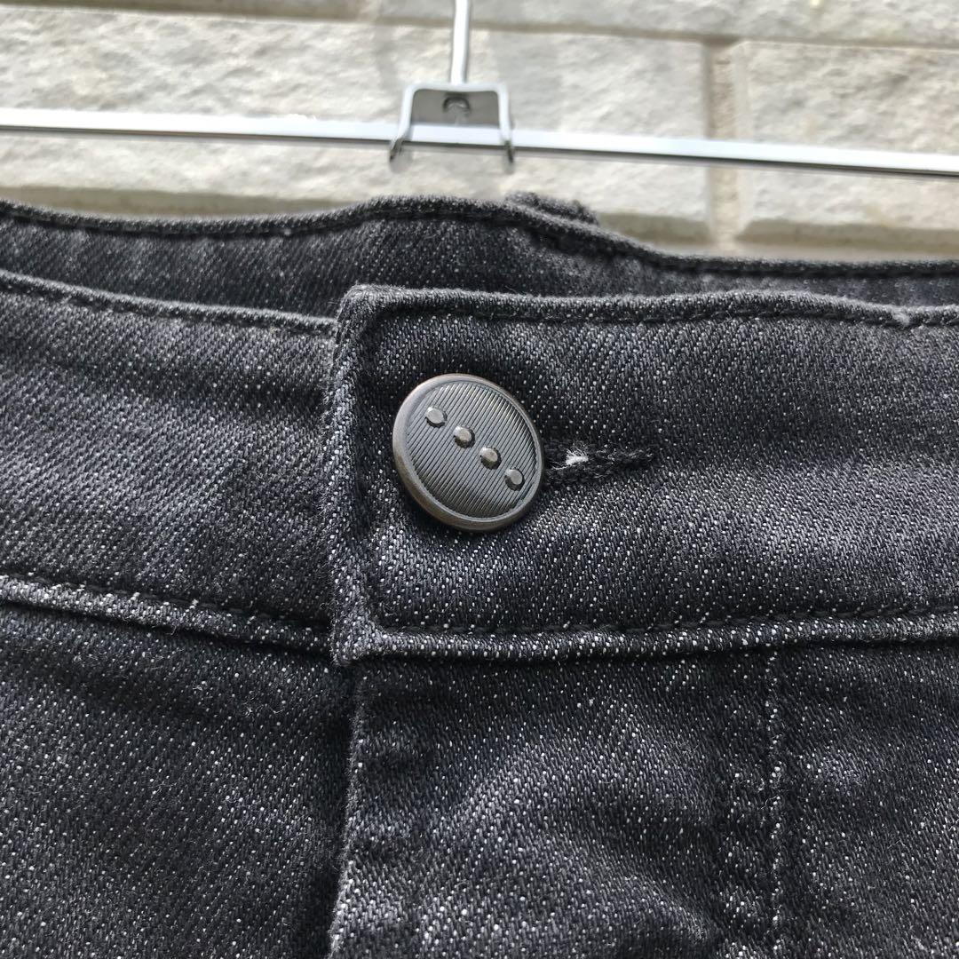 YCHAI　イカイ　デニムパンツ　34　ウォッシュブラック