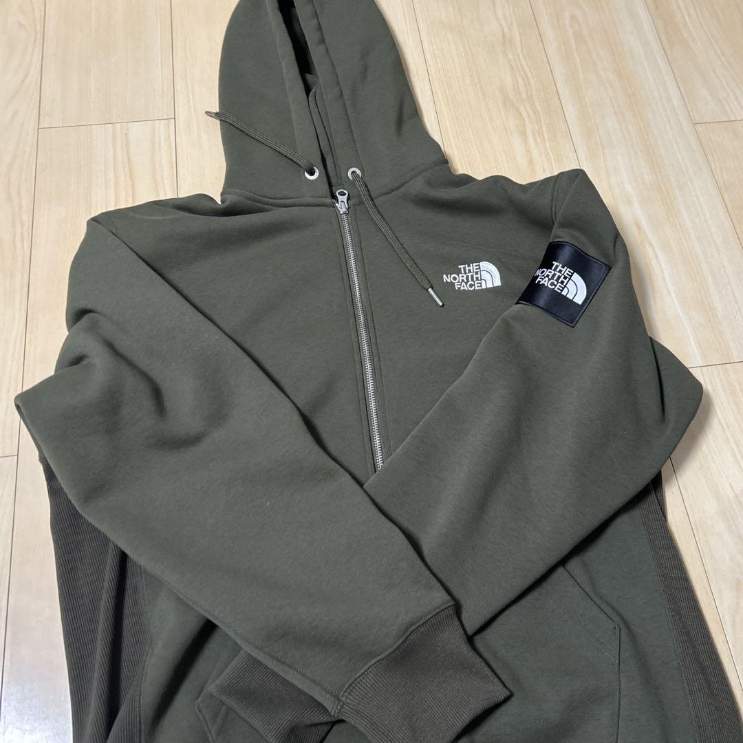 THE NORTH FACEジップパーカー(カーキ)
