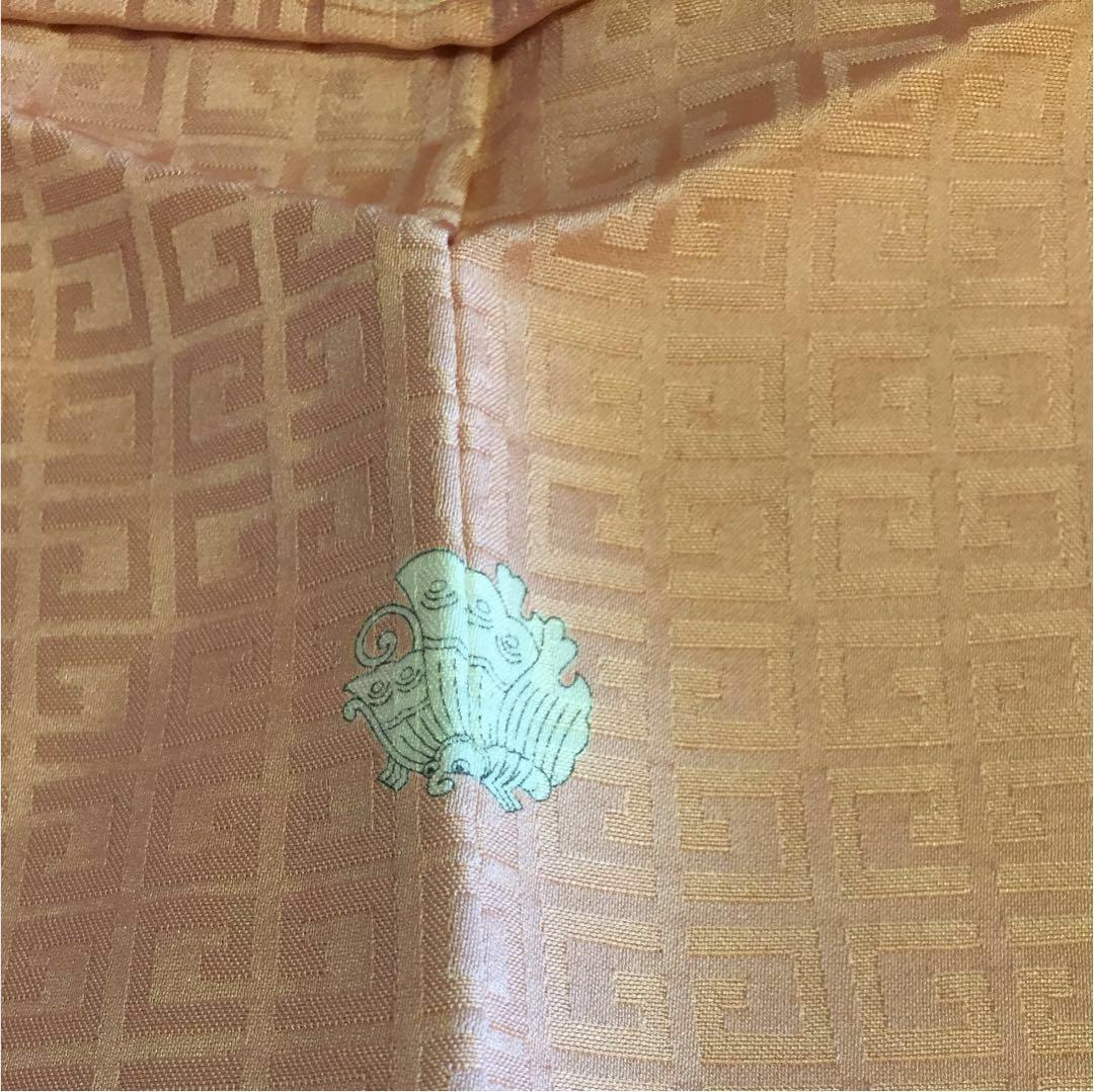 新品 未使用 綸子 無地 袷の着物 正絹