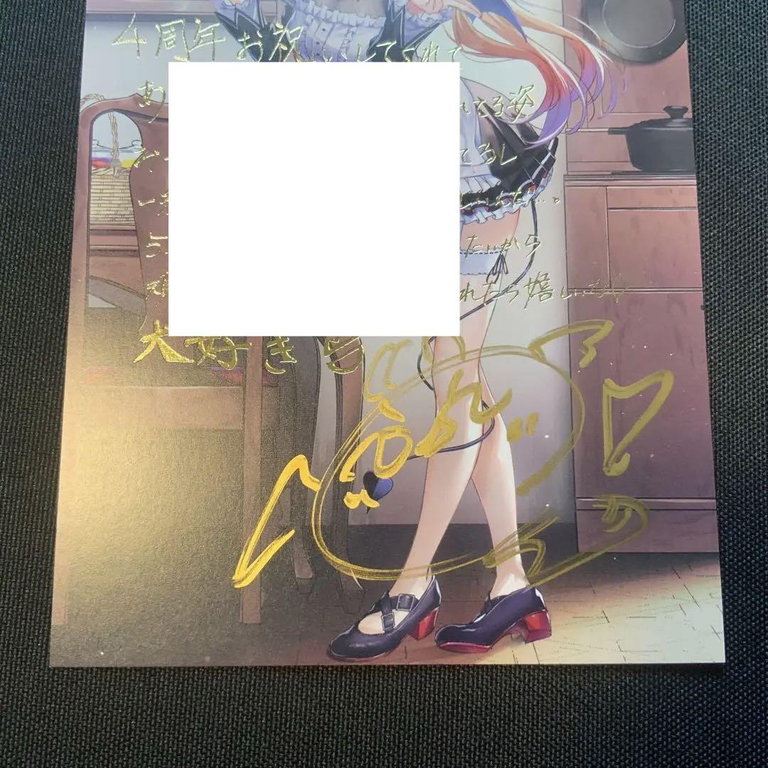 ホロライブ 癒月ちょこ 直筆サイン入りポストカード&水着アクリルスタンド ホロライブ 癒月ちょこ 直筆サイン入りポストカード&水着