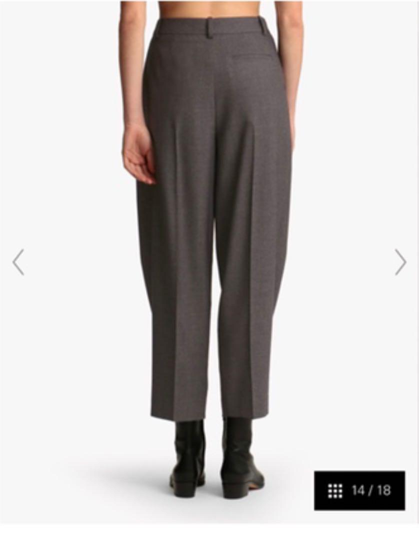 パンツ theory Light Saxony 2 PLT Carrot Pant