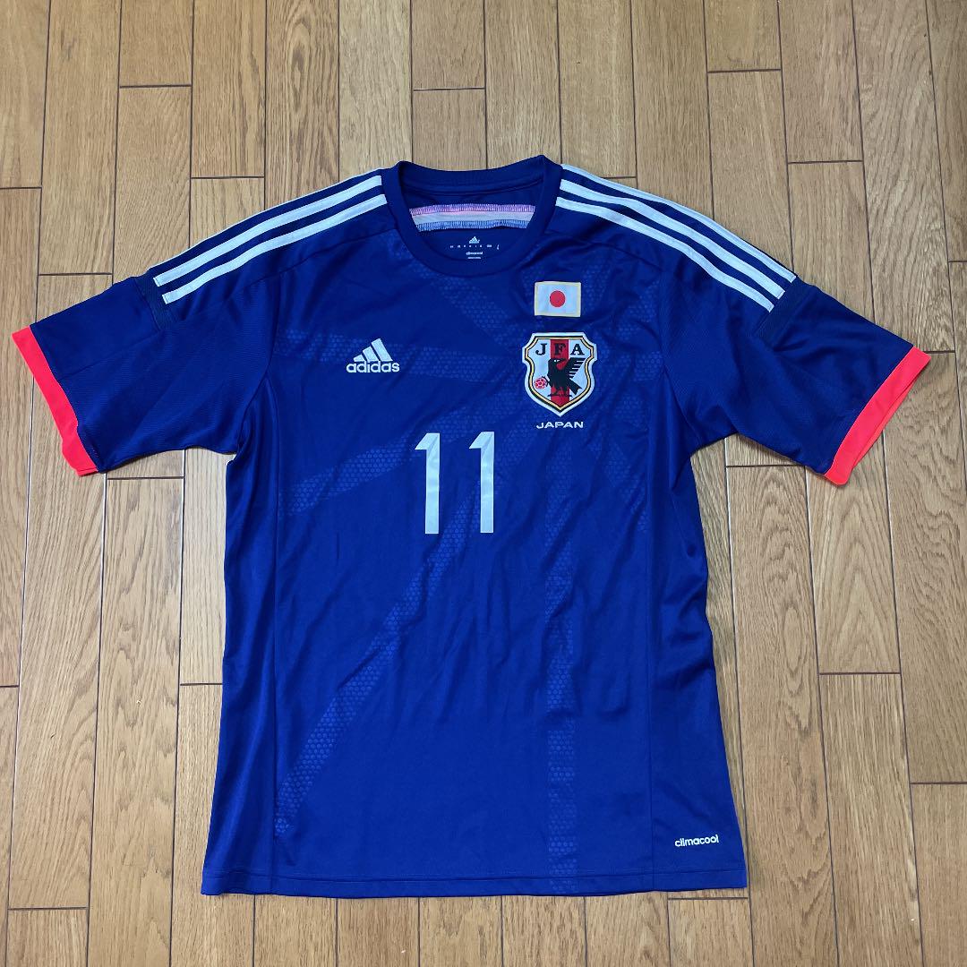 630円 全店販売中 adidas 日本代表 ユニフォーム 柿谷曜一朗 #11 Oサイズ