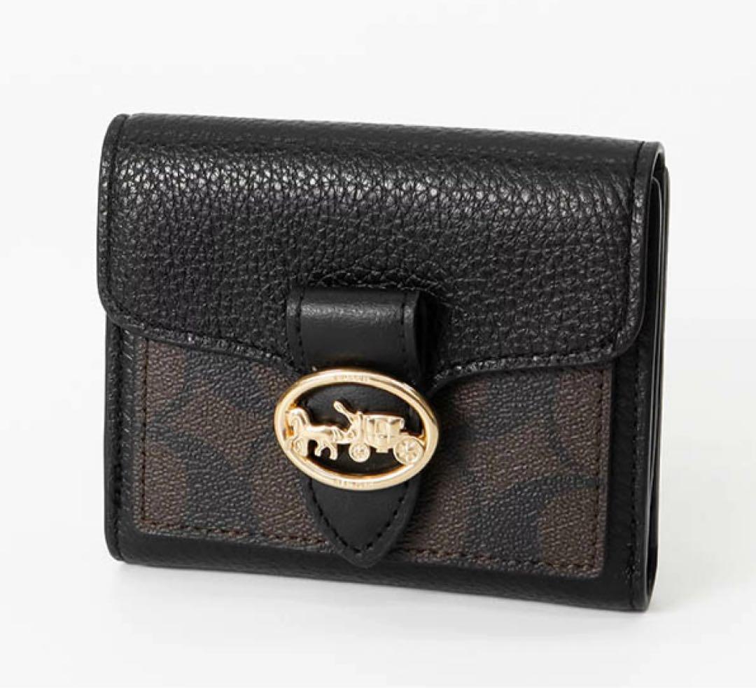 コーチ　2つ折り　財布　スモールウォレット