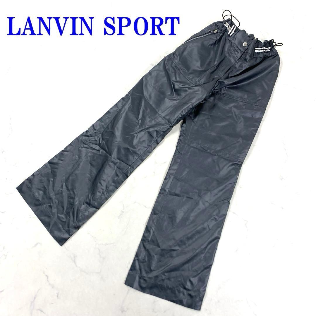 ランバンスポーツ パンツ 光沢グレー ポリエステル100％ 38 C3146