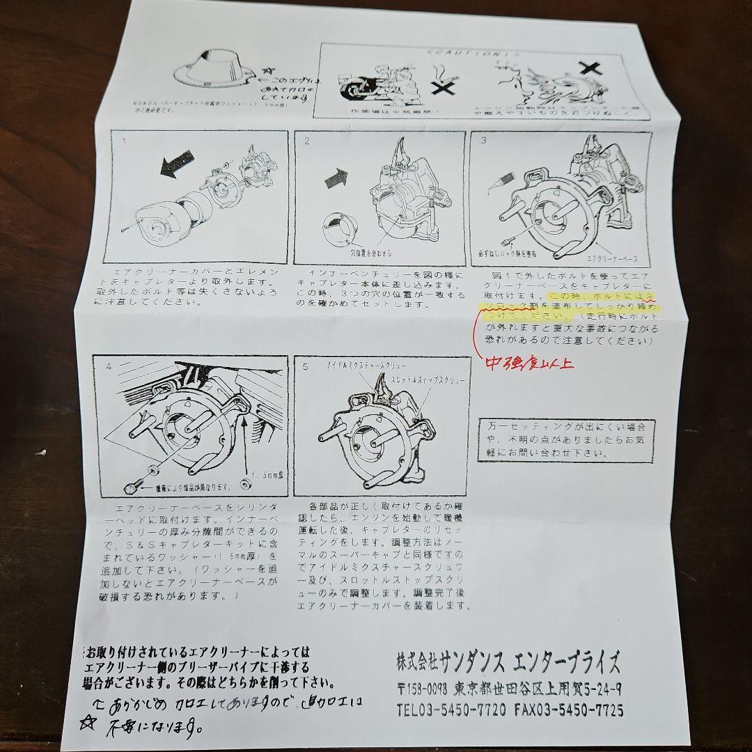 Eキャブ用　インナーベンチュリ－