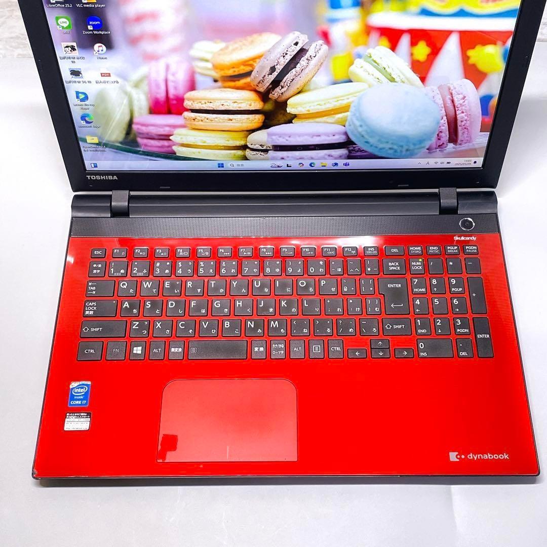 快適SSD☆高性能i7☆ゴールドノートパソコン♡カメラ付