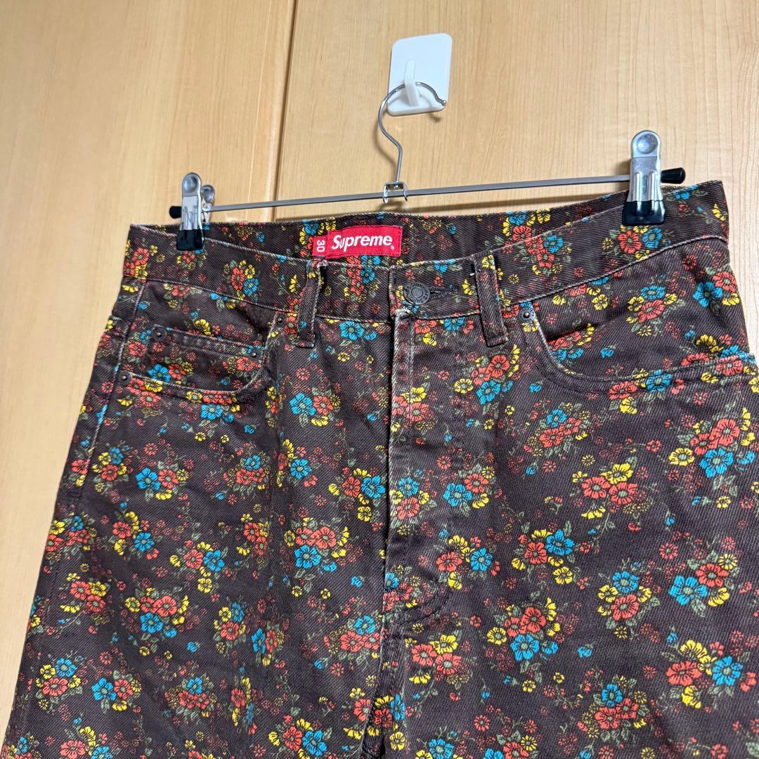 Supreme 2022SS Regular Jean 30 Flowers S - メルカリ