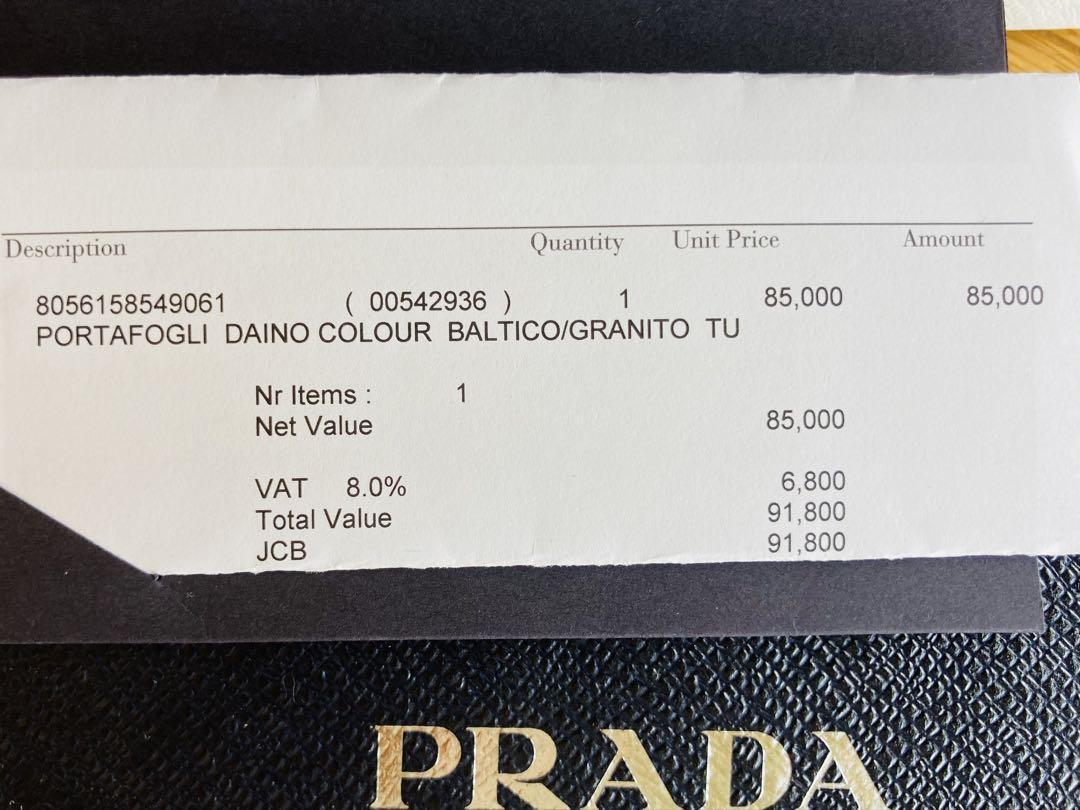 PRADA 長財布 ネイビー