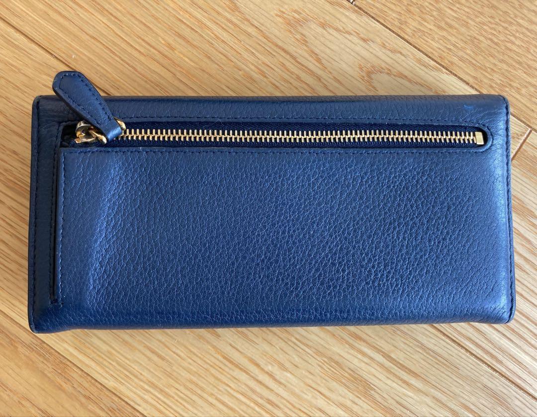PRADA 長財布 ネイビー
