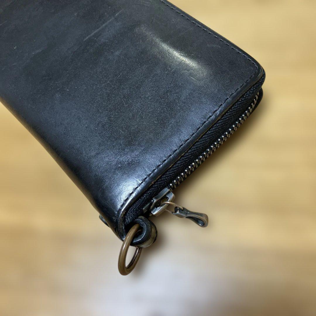 ATTACHMENT GUIDI FIORE 1.8mm ロングZIPウォレット
