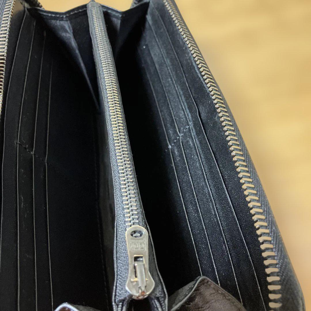 ATTACHMENT GUIDI FIORE 1.8mm ロングZIPウォレット