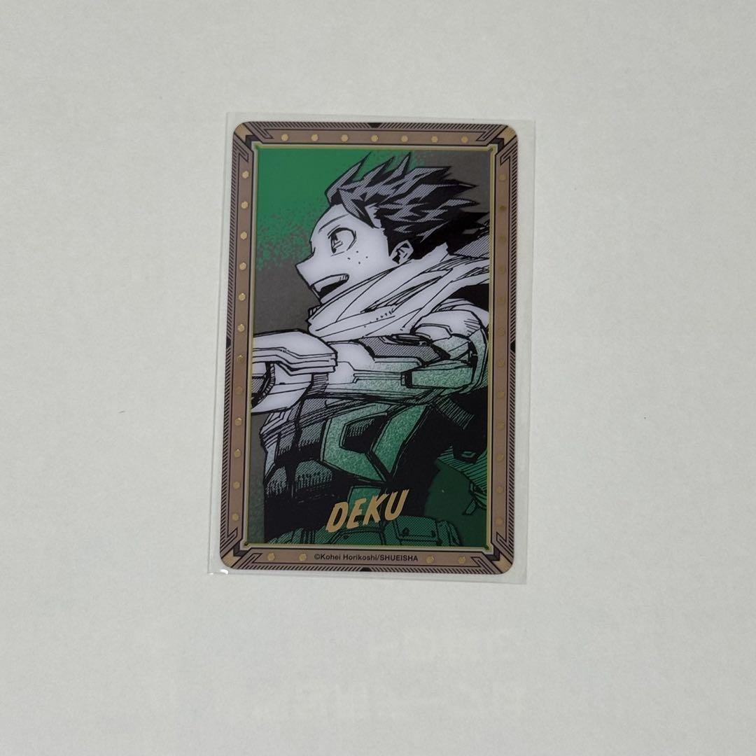 僕のヒーローアカデミア原画展 箔押しクリアカード - メルカリ