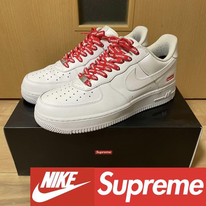 【超美品】ナイキ エアフォース1 ロー シュプリーム CU9225-100