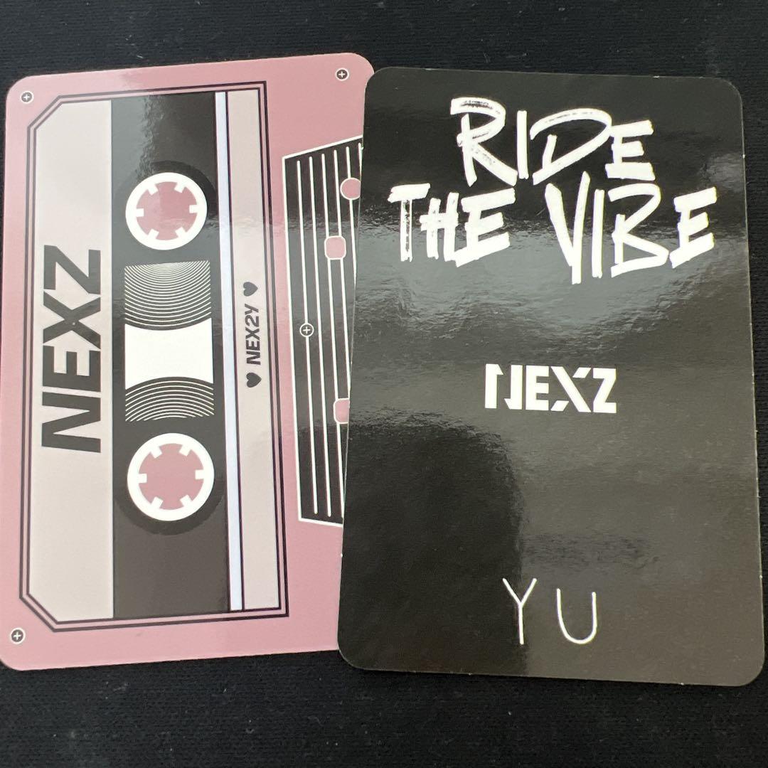 NEXZ Ride The Vibe 人気歌謡 ユウ Mカ トレカ 2枚 NEXZ Ride the Vibe トミヤス ユウ YU トレカ 2枚セット - メルカリ
