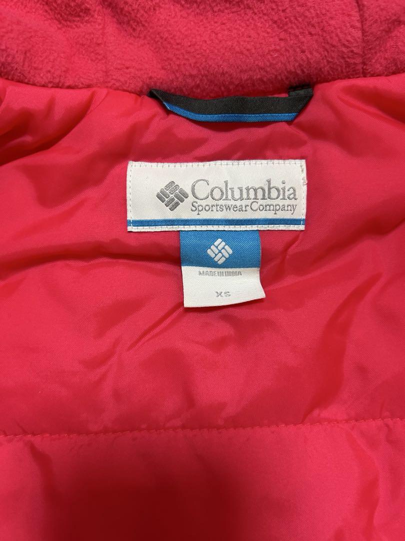【美品】Columbia スキーウェア 子ども用 ピンク　XS 120
