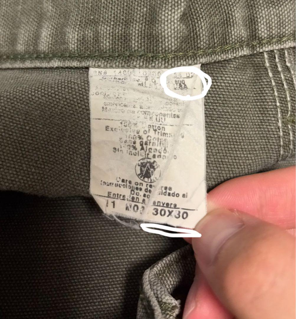 Carhartt オリーブグリーン ワークパンツ Carhartt オリーブグリーン ペインターパンツ ワークパンツ