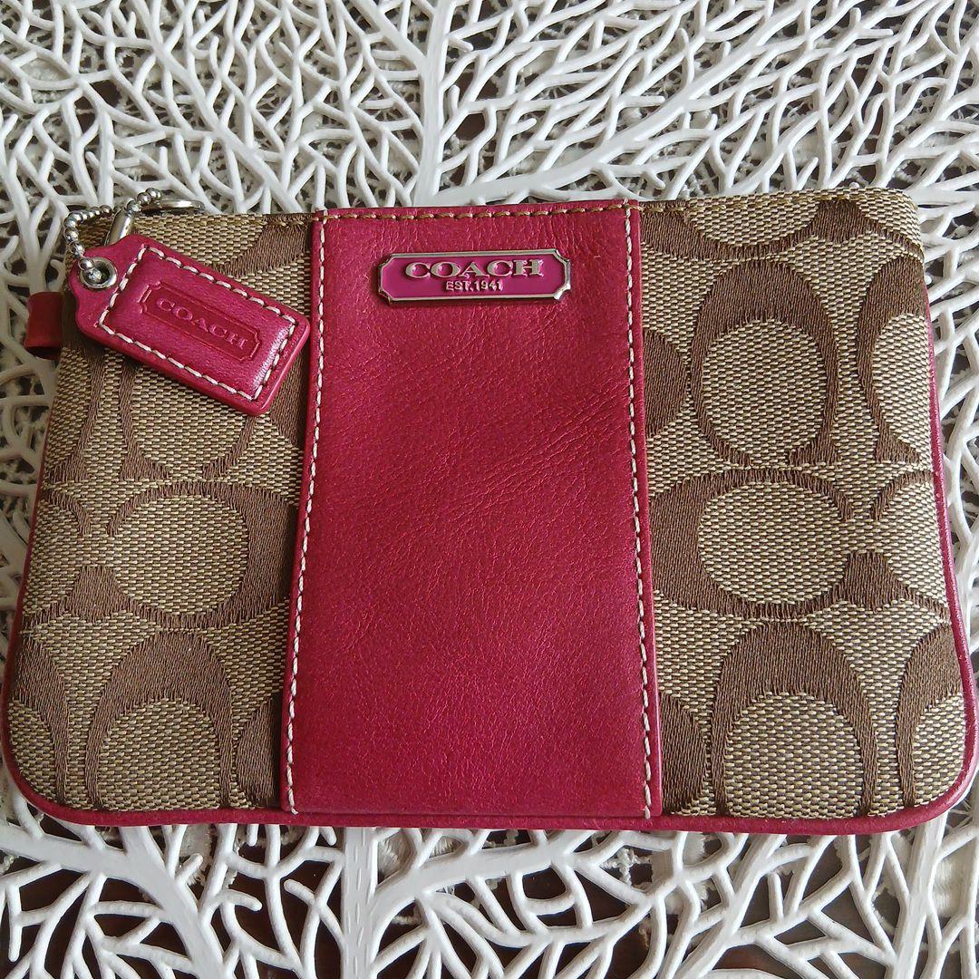 【新品未使用】COACH コインケース ブラウン・ピンク COACH コインケース ブラウン ピンク - メルカリ