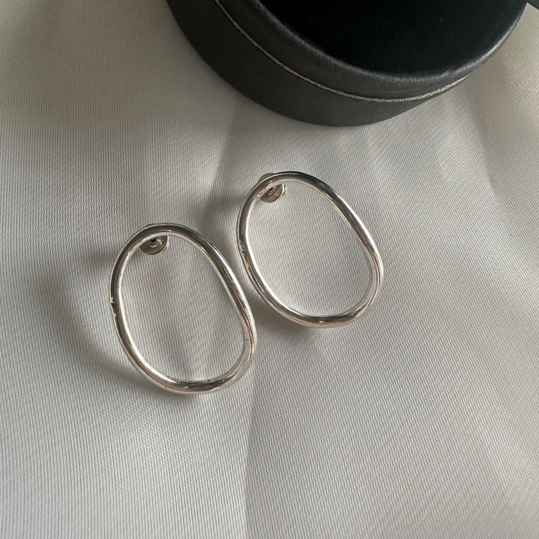accessories mau カレンシルバーピアス シャリシャリフック