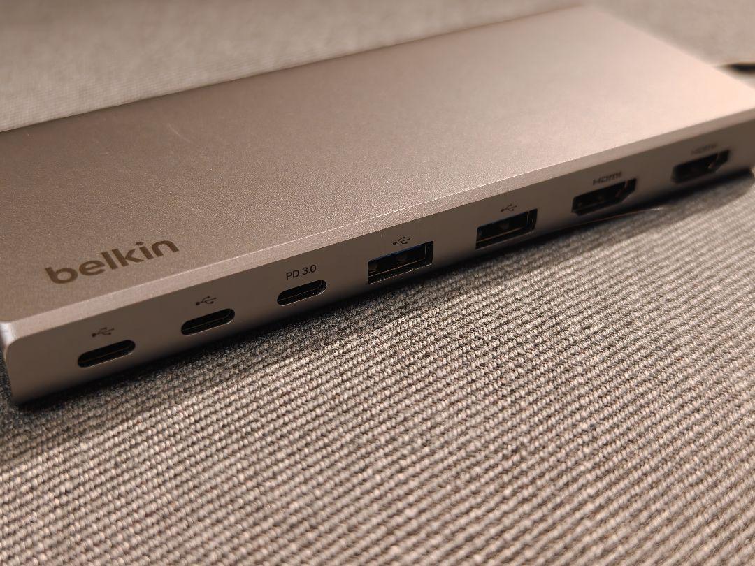 Amazon.co.jp: Belkin 8-in-1 USBハブ 4Kデュアルディスプレイ