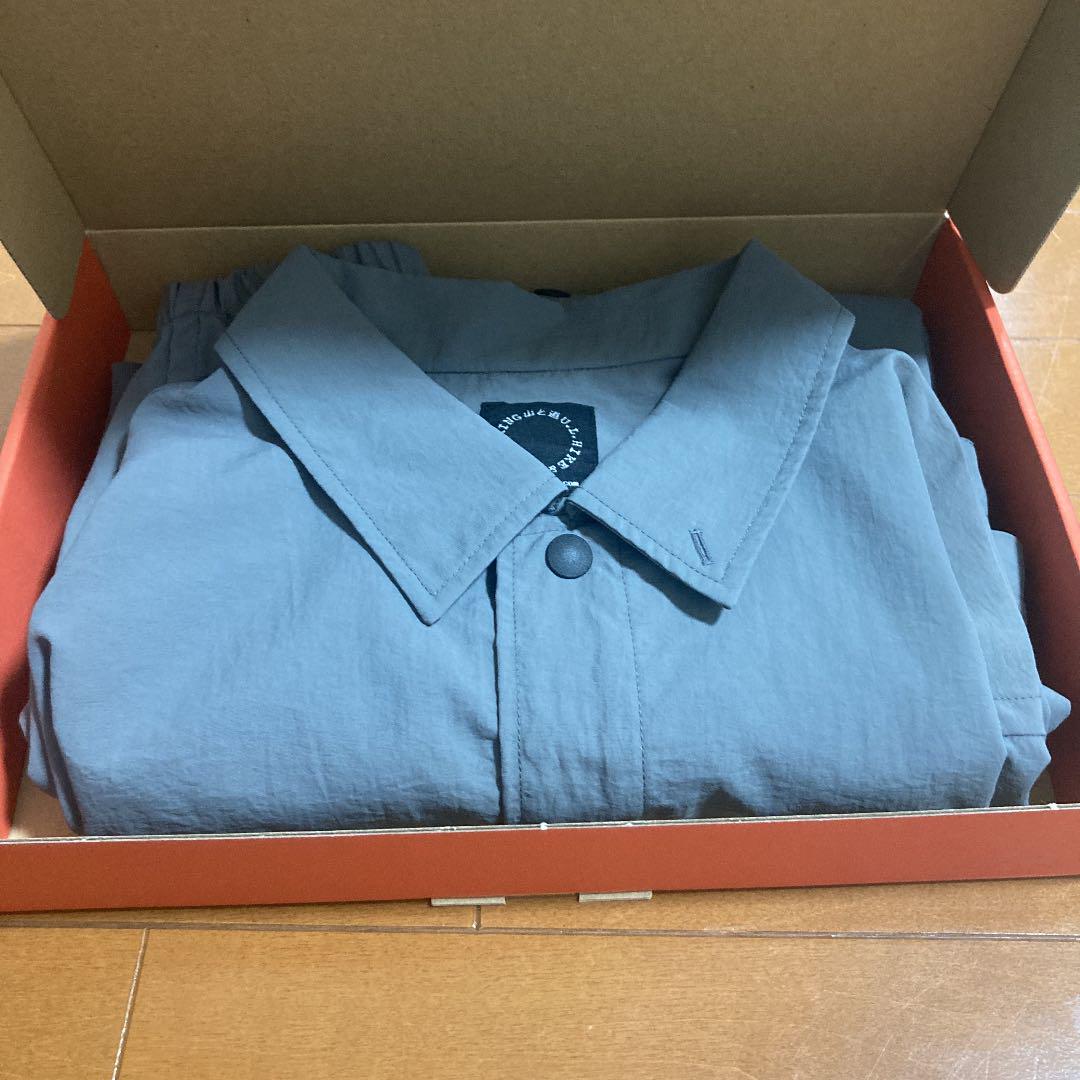 山と道 Taslan Coach Jacket -Gray