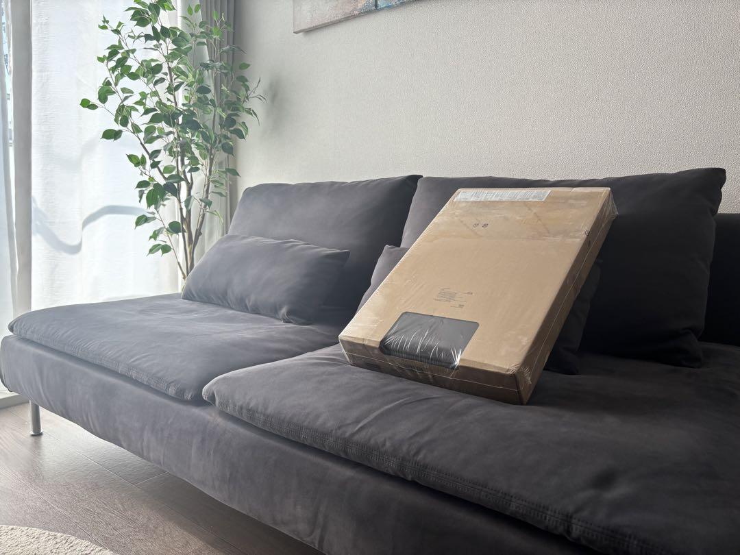 【IKEA ソーデルハムン｜ダークグレー】新品カバー付きでお得！たのメル便対応