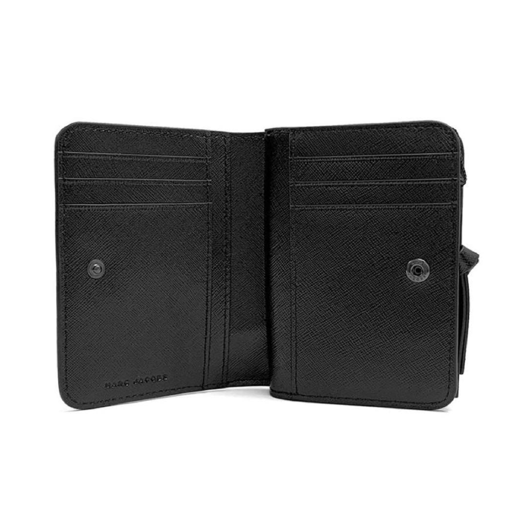 新品！マークジェイコブス MARC JACOBS 黒 二つ折り財布