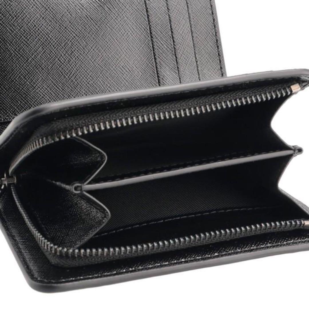 新品！マークジェイコブス MARC JACOBS 黒 二つ折り財布