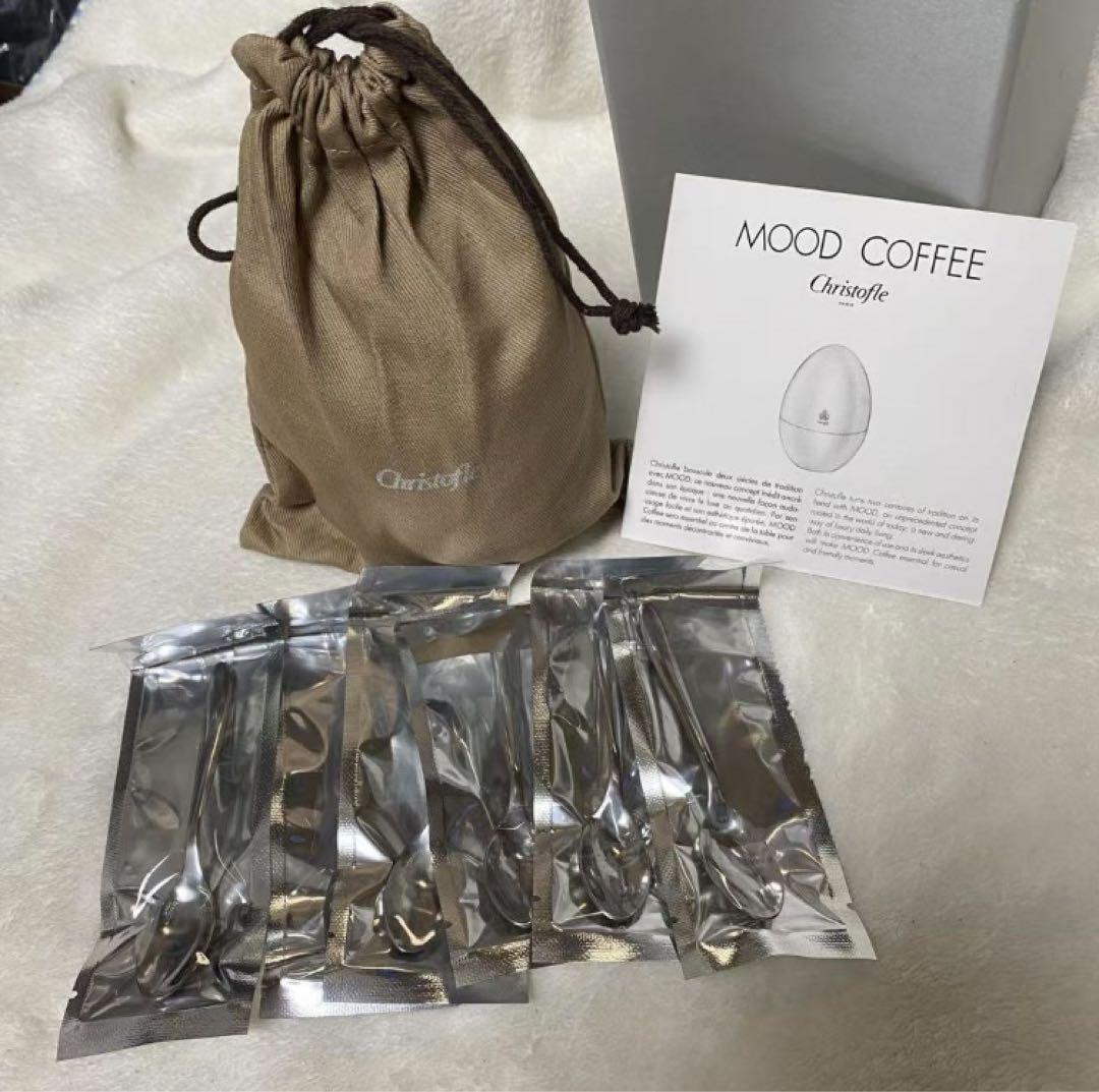 美品】Christofle クリストフル ムードコーヒー スプーン 6本