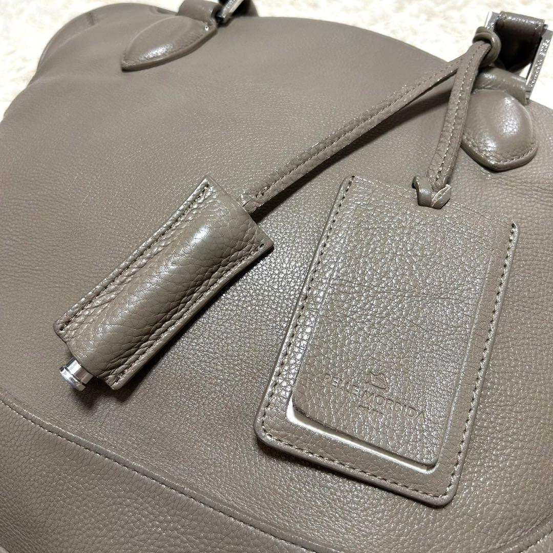 PELLE MORBIDA ✨希少カラー✨ グレージュ ブリーフケース ビジネス