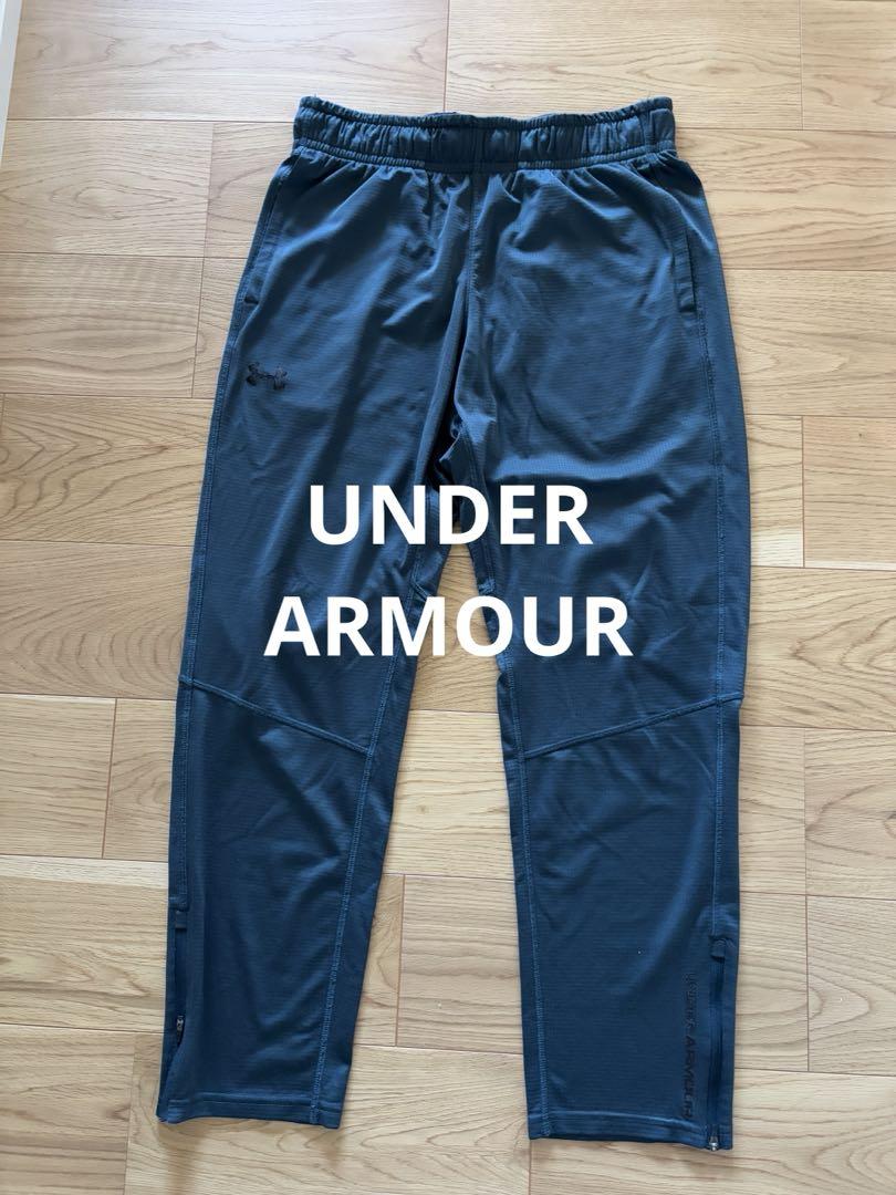 Under Armour ジッパー付きトレーニングパンツ Mサイズ ブラック アンダーアーマー公式】 UAアーマーニット ジョガーパンツ