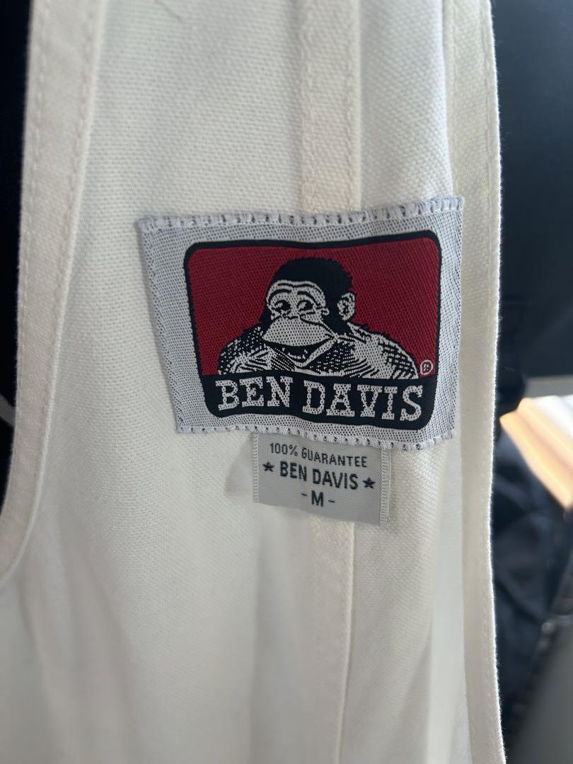 BEN DAVIS ホワイトオーバーオール Mサイズ