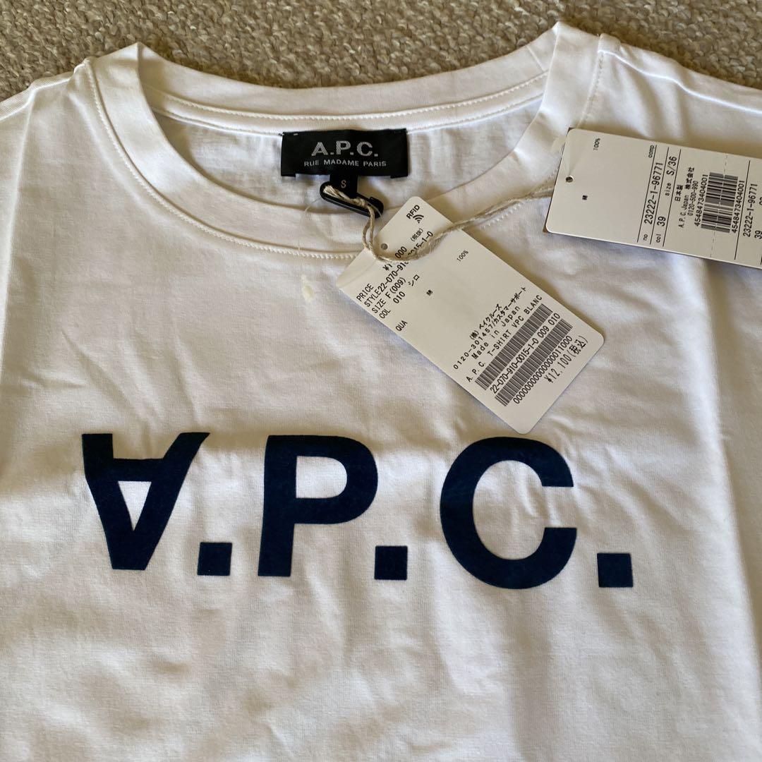 トップス A.P.C. T-SHIRT VPC BLANC S