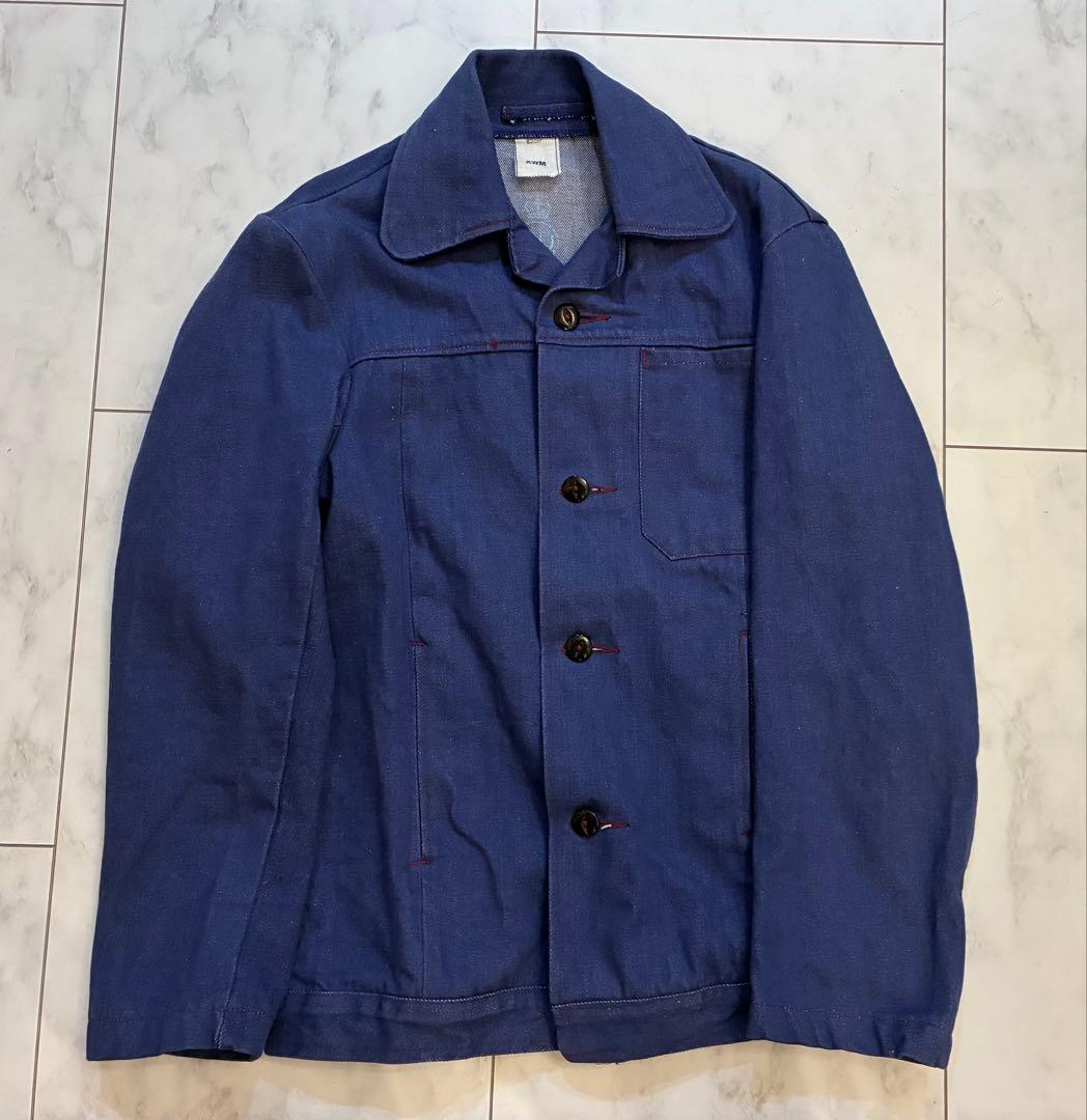 英国プリズナージャケット デニム 70年代 Sサイズ ユーロビンテージ 82cm