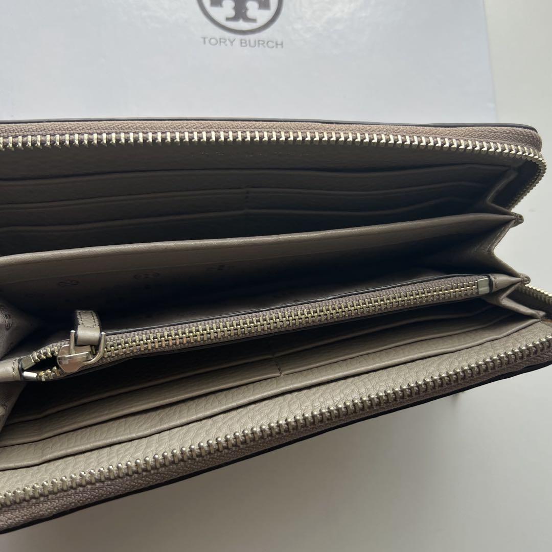 197 美品 TORYBURCH トリーバーチ 長財布 ラウンドファスナー