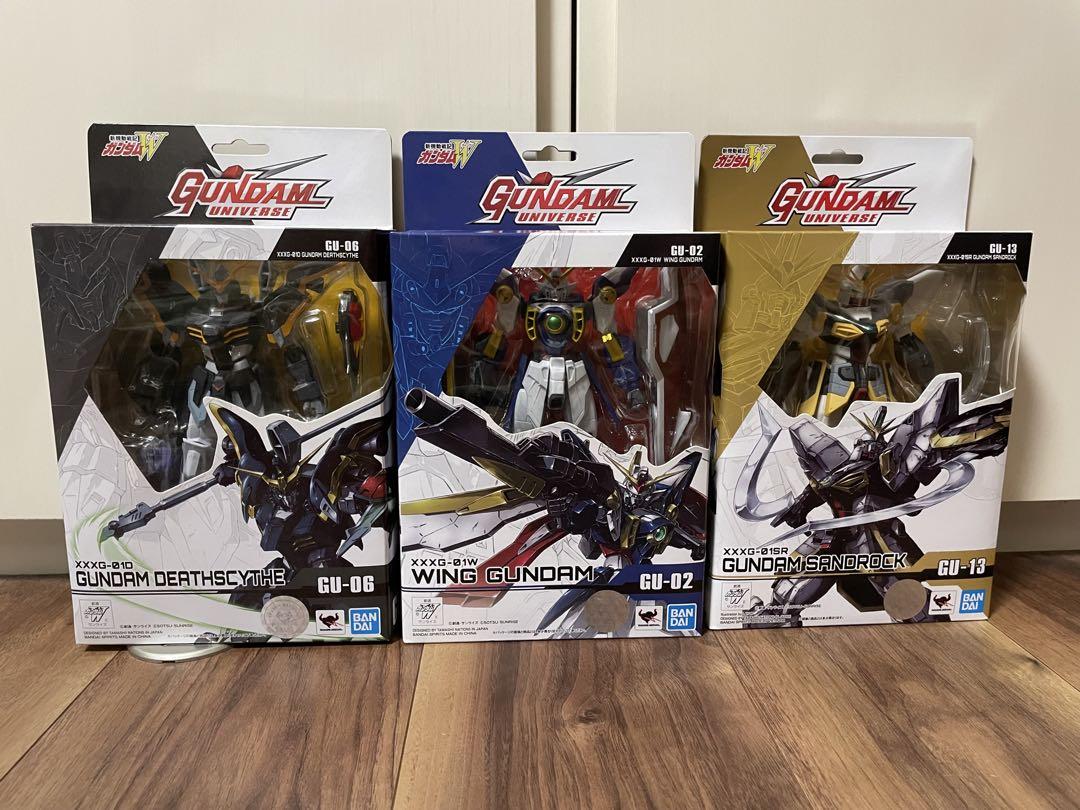 バンダイ　GUNDAM UNIVERSE　新機動戦紀ガンダムW　3種セット