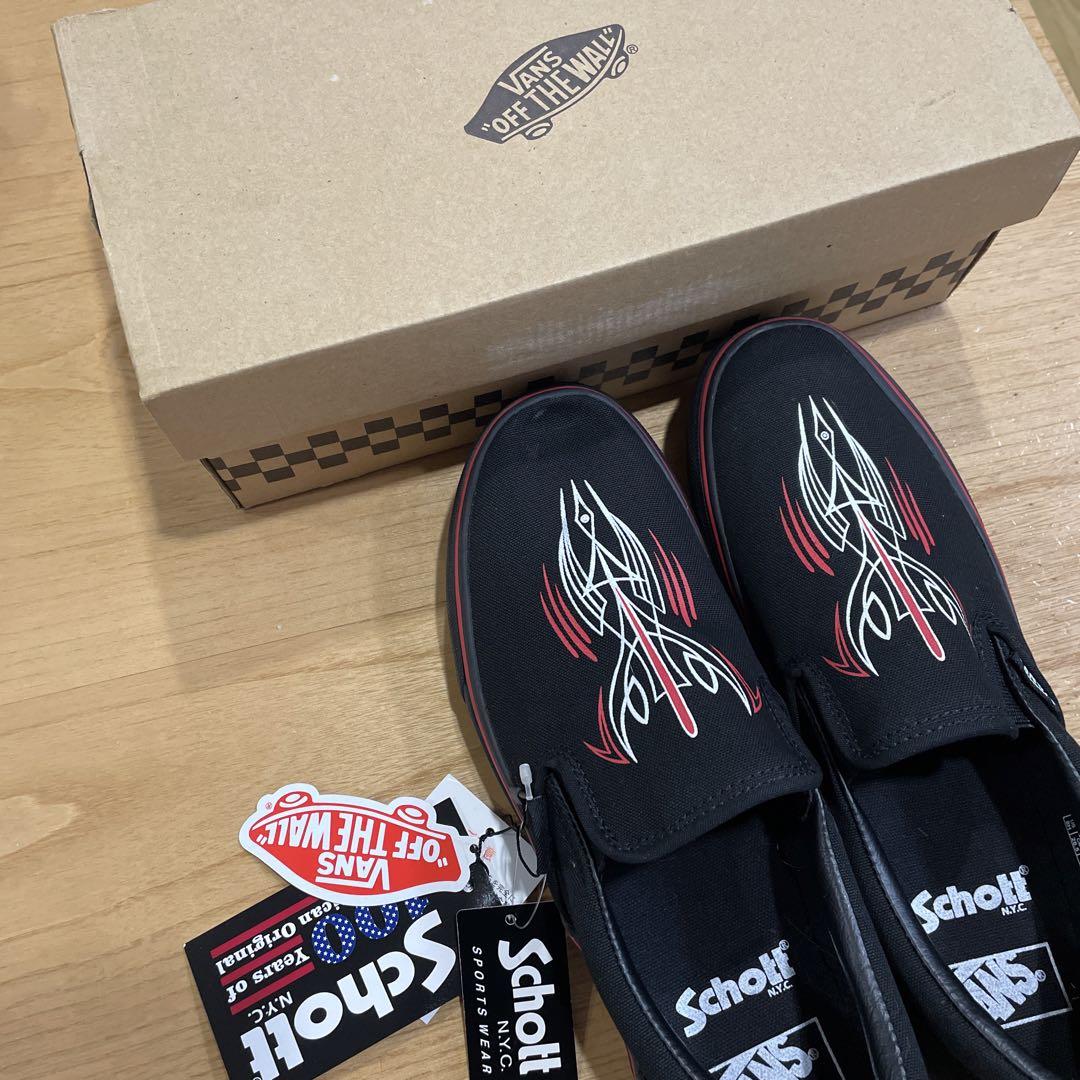 Schott×VANS 100周年アニバーサリースリッポン US8 26、5㎝ 画像3