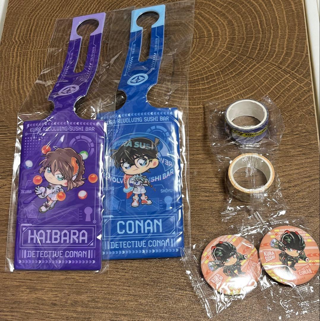 名探偵コナン 隻眼の残像 くら寿司コラボグッズ 6点まとめ売り - メルカリ