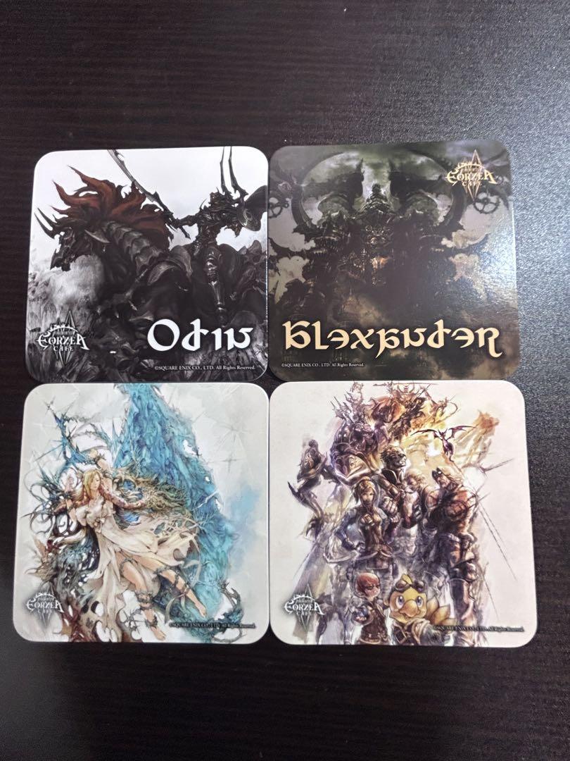 FF14韓国限定 コースター 9種 セット エオカフェ コースター4枚セット FF14 - メルカリ