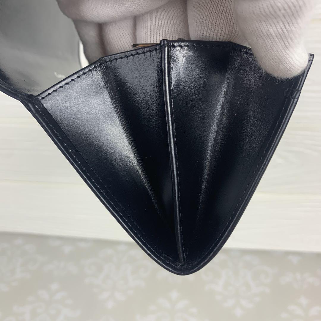 カルティエ ラブコレクション 三つ折り財布 黒 ブラック