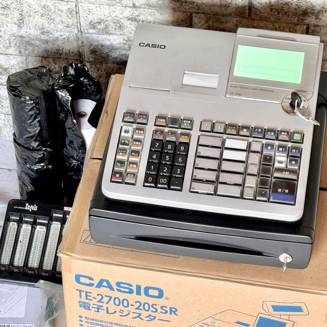 CASIO 電子レジスター TE-2700 -20SSR